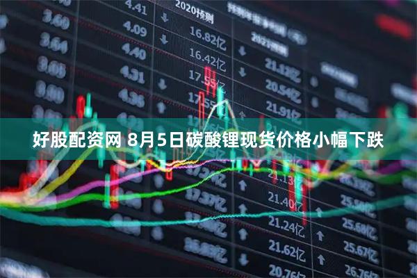 好股配资网 8月5日碳酸锂现货价格小幅下跌